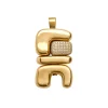 Air 2 Totem Pendant with Diamonds
