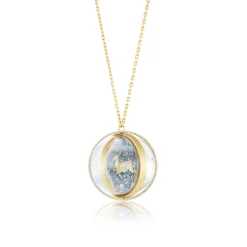 Alchemy Spinning Orb Pendant Necklace