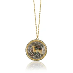 Alchemy Spinning Orb Pendant Necklace