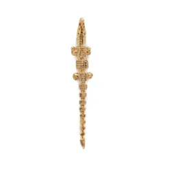 Alligator Vertebrae Bite Earring