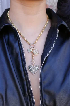 Alphabet Coin Pave Charm