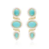 Amalfi Earrings with Sleeping Beauty Turquoise