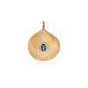 Anadara Shell Charm with Oval Kyanite