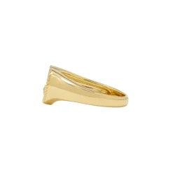 Baby Chevalier Red Agate Heart Pinky Ring
