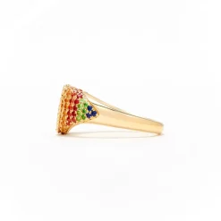Baby Heart Rainbow Ring