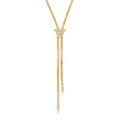 Baguette Bolo Necklace
