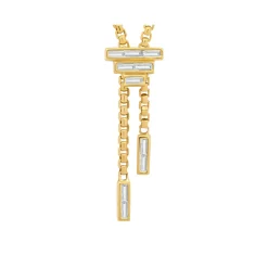 Baguette Bolo Necklace