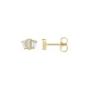 Baguette Diamond Studs
