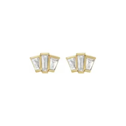 Baguette Diamond Studs