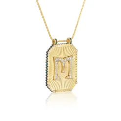 Big Letter "M" Scapular Pendant