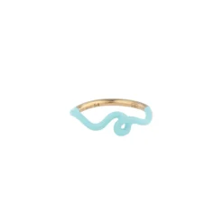 Blue Iris WOW Wave Ring
