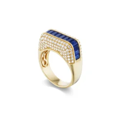 Blue Sapphire Empress Ring