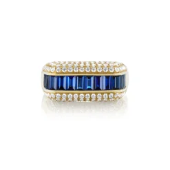 Blue Sapphire Empress Ring