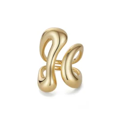 Bold Stream Open Ring