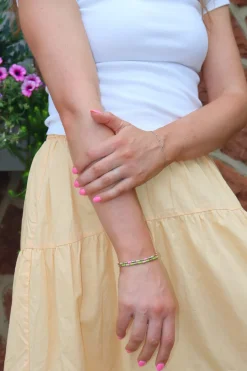 Bubblegum Pink Tubini Bracelet