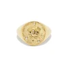 Cancer Zodiac Signet Ring