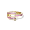 Carre Cut Pink Sapphire Magna Ring