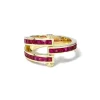 Carre Cut Ruby Magna Ring