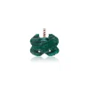 Carved Malachite Crab Pendant