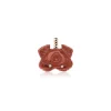 Carved Red Jasper Crab Pendant