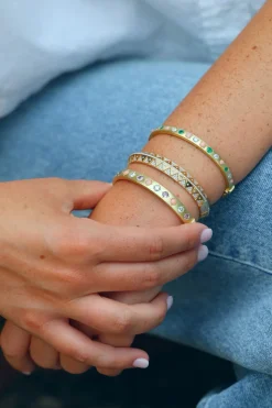 Chubby Talisman Diamond Pave Bangle