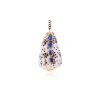 Conus Shell with Kyanite Pendant