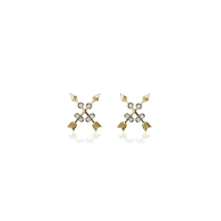 Crossed Arrow Studs