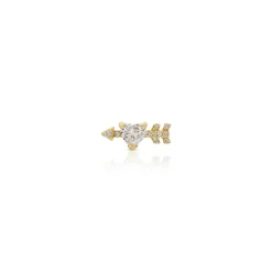 Cupid's Arrow Cartilage Stud
