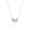 Diamond Butterfly Pendant