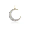 Diamond Crescent Moon Pendant