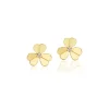 Diamond Flower Studs