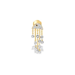 Diamond Jellyfish Earrings