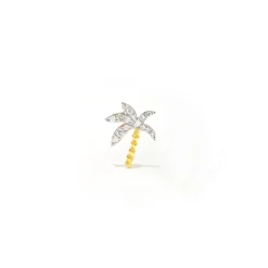 Diamond Palm Earrings