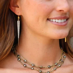 Diamond Spike Earrings