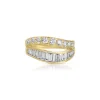 Diamond Two Wave Ring