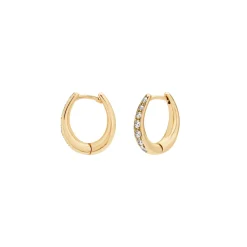 Diamond Victoria Mini Hoops