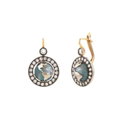 Earth Aquaprase Earrings