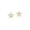 Eclipse Star Diamond Earrings