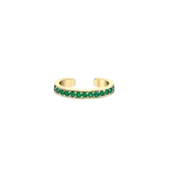 Emerald Ear Cuff