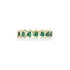 Emerald Heart Eternity Band