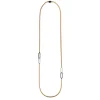 Feelings Necklace with Diamonds & Black Enamel