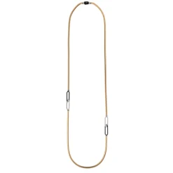 Feelings Necklace with Diamonds & Black Enamel