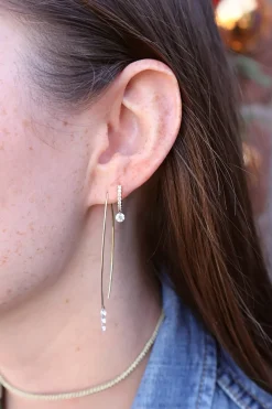 Floating Diamond Earrings