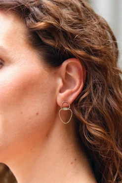 Fluid Diamond Small Chain Earrings