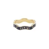 Gemini Zodiac Enamel Wave Band III