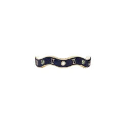 Gemini Zodiac Enamel Wave Band III
