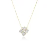 Hail Storm Fiore Pendant in White Rhodium