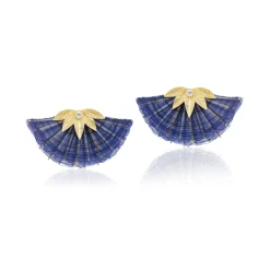 Horse Mane Fan Earrings