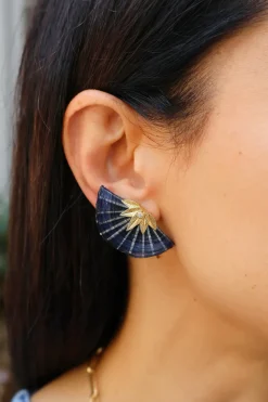 Horse Mane Fan Earrings