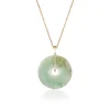 Jade Donut Pendant